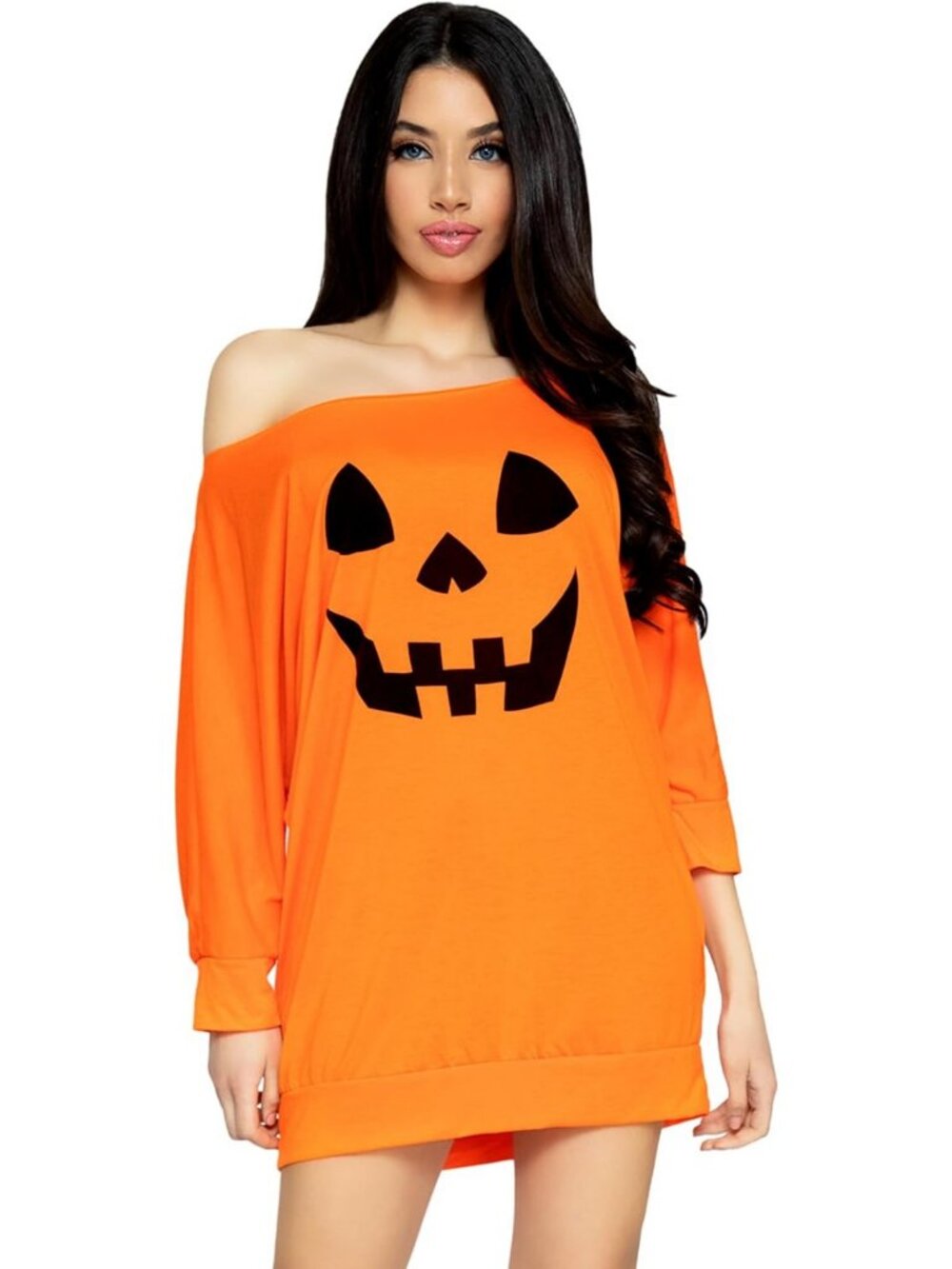 Casual Jersey Halloween Shirt Dress for Women | Fun & Festive Costume Outfit